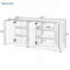 Buffet avec tablettes réglables