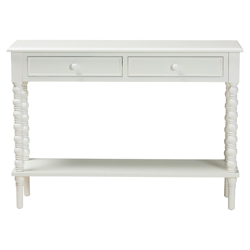 Console Laura Baxton Studio Malinda, Blanc