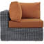 Canapé d'angle extérieur en rotin Sunbrella-31483509