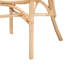 Chaise moderne en rotin de style bohémien