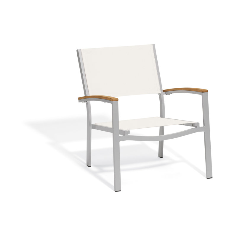 Travira Outdoor 3 - Piece Conversation Set, Black, Tekwood Natural