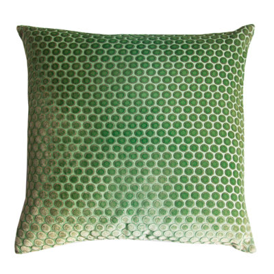 Dots Square Velvet Pillow Cover & Insert