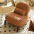 Cute Accent Chair With Solid Wood Legs, Velvet Living Room Chair With Soft Cushion, Cozy Bedroom Chair, Comfy Armless Reading Chair For Apartment, Waiting Room, Balcony (Caramel)-140823977
