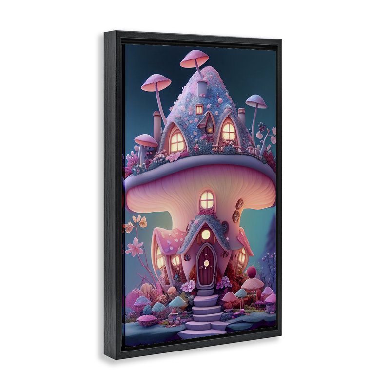 Cadre flottant Magicville, Cadre flottant noir de jais, H 25 po x l 17 po