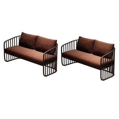 Banc rembourré en mélange de polyester