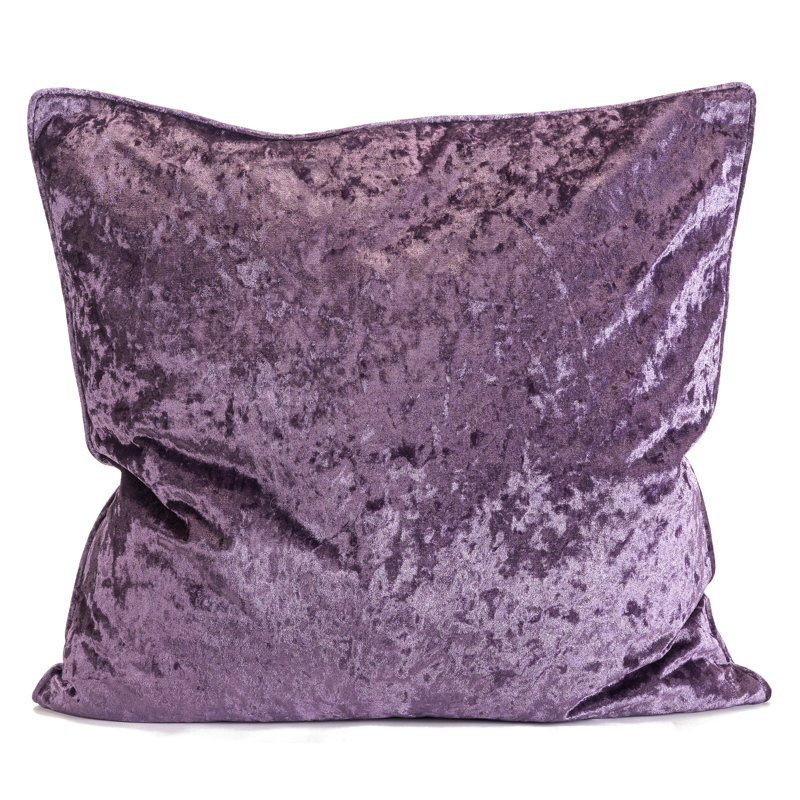 Chess Square Throw Pillow Cover, 60 x 60cm, Purple