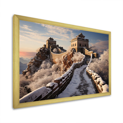 Grande muraille de Chine en hiver IV - Art mural japonais