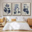 "Marine Pressed Flowers VI", ensemble de 3 toiles encadrées-97709021-97709024