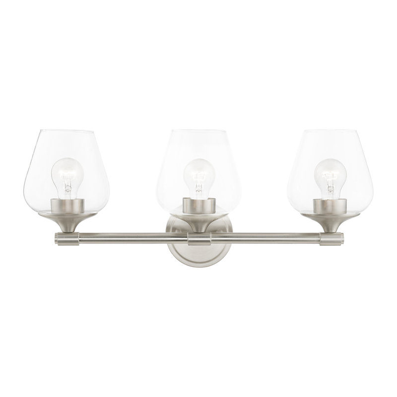 Sylmar 3 - Light Dimmable Vanity Light, Brushed Nickel