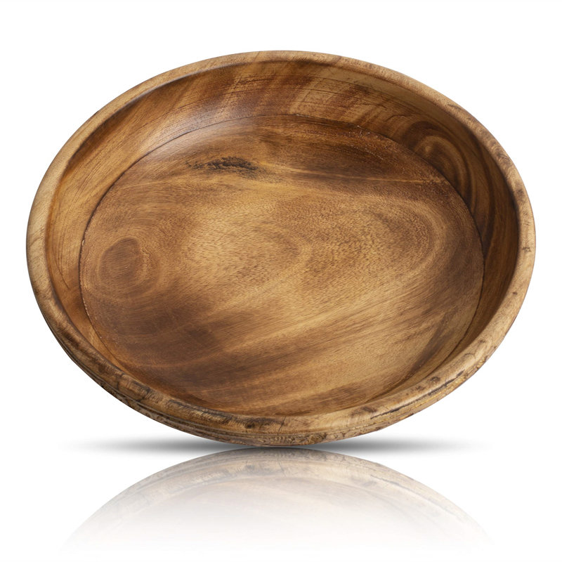 Solid + Manufactured Wood Decorative Bowl