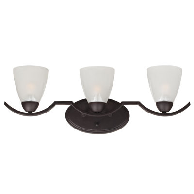 Barre d’éclairage de salle de bain 3 lumières Mcgee