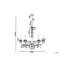Muldoon 6 - Light Candle Style Chandelier