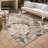Machine Washable Indoor/Outdoor Chantille ACN2936 Floral Rug-128961348