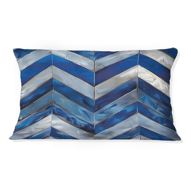 Coussin lombaire Glam II - Glam, Bleu / argent