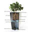 Modena Self-Watering Plastic Pot Planter-2056500681-2056500682