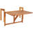Meranti Wood Folding Balcony Railing Table
