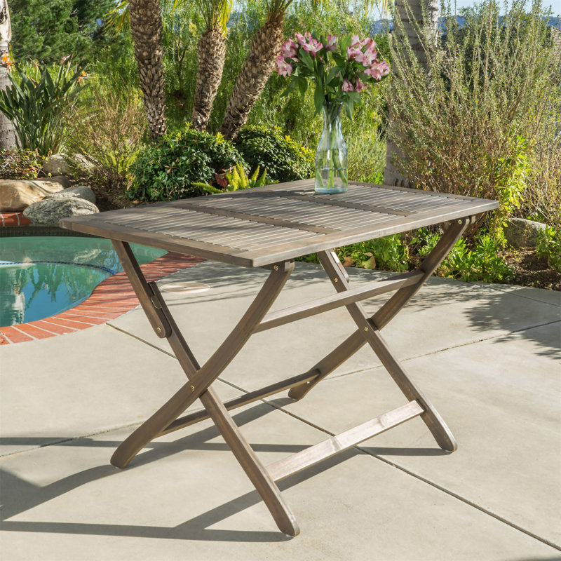 Table pliable 43,5 po Positano, Gris