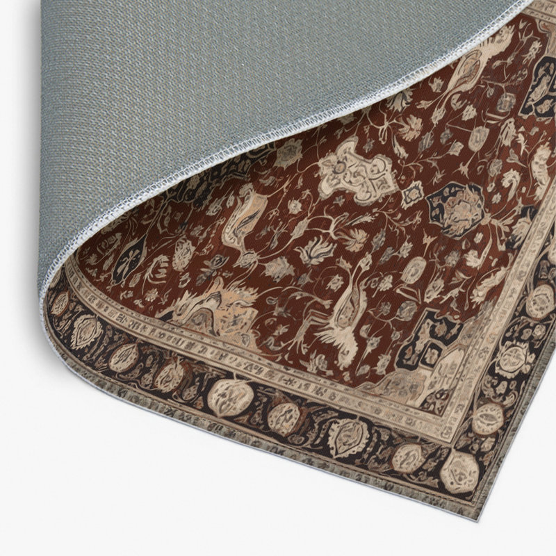 Tapis d'intérieur et d'extérieur brun Persian, Rectangulaire 2 pi x 3 pi