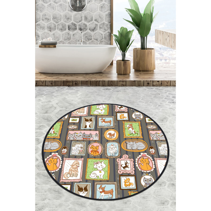 Tapis pour salle de bain Adaya, L 55 po x L 55 po