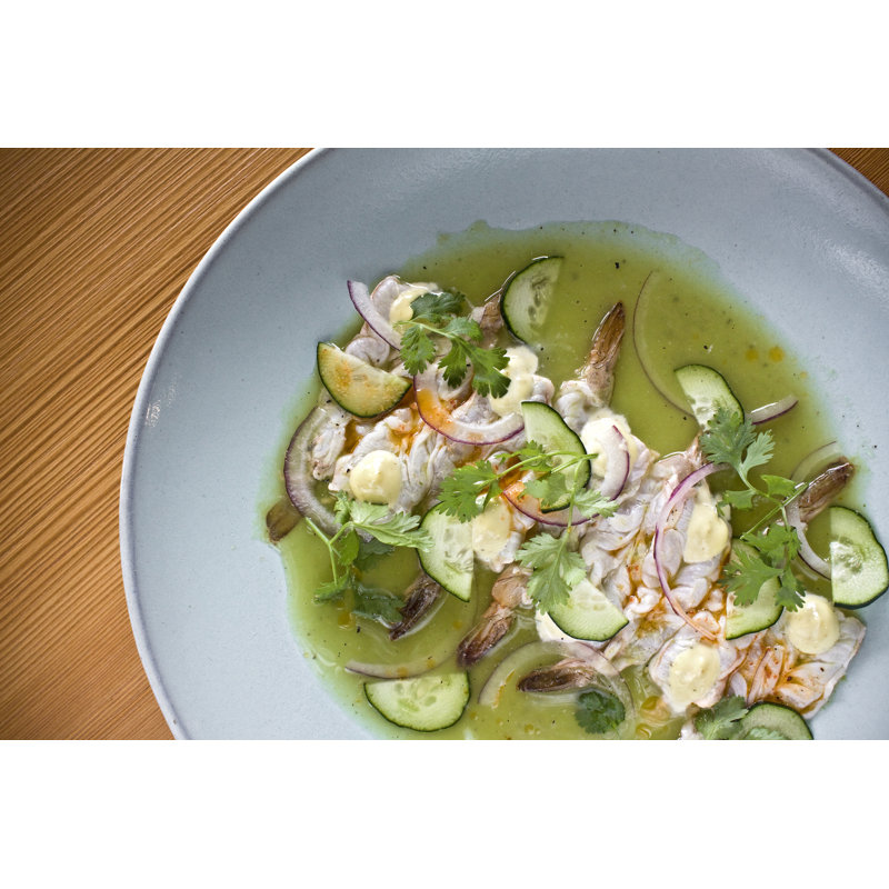 Crevette crevette aguachile - photographie sur toile tendue, H 8 po x l 12 po