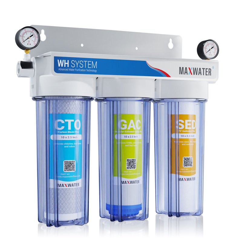 Système de filtration d'eau à 3 étages pour toute la maison
