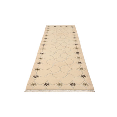 Tapis de couloir beige clair Howard
