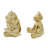 Porcelain Ceramic Handmade Bear Decorative Sculpture Set-1004474837