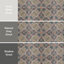 Carreau marocain en porcelaine 19,4 "x 19,4" Imagine Tapisserie Mandala