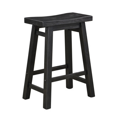 Alessandro Counter Stool with Solid Wood Frame