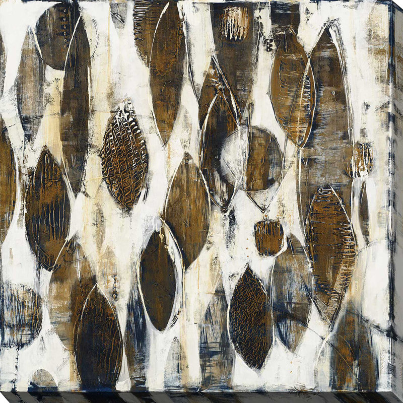 Down to Earth - Peinture à cadre flottant, Toile tendue, H 36 po x l 36 po x P 1,5 po