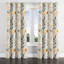 Rideaux Boho - rideau à œillets orange avec jardin botanique - 1 panneau-1478310872-1478310877