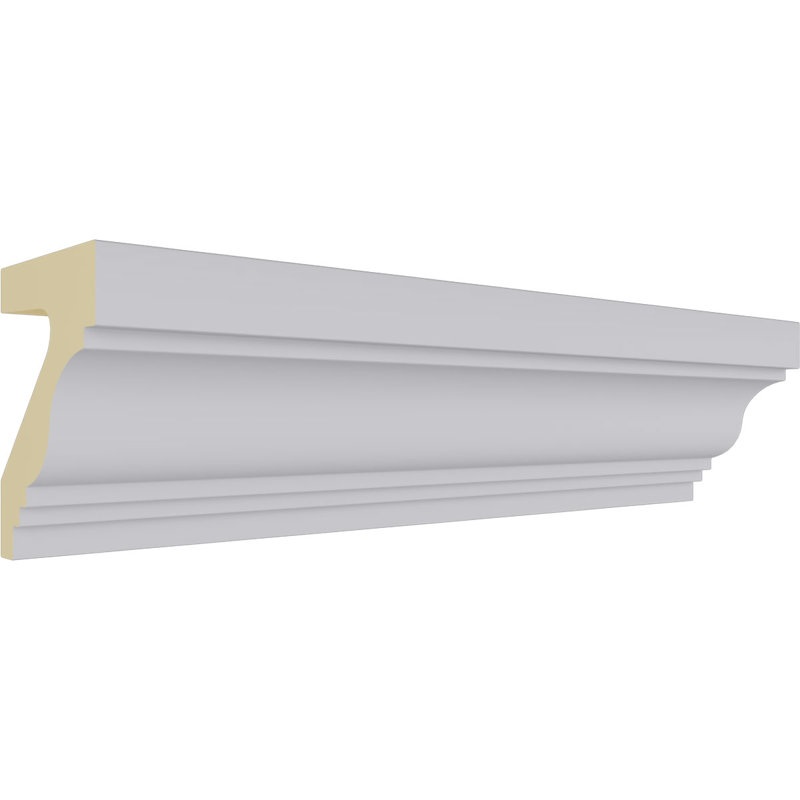 Primed White Polyurethane Crown Moulding for Ceilings