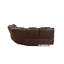 Canapé modulaire inclinable en cuir véritable 107 po Gredmarie-1427264598