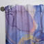 Bleu et mauve, luxe, abstrait, fluide, art X III - rideau en velours moderne - obscurcissant - 1 panneau-71737884