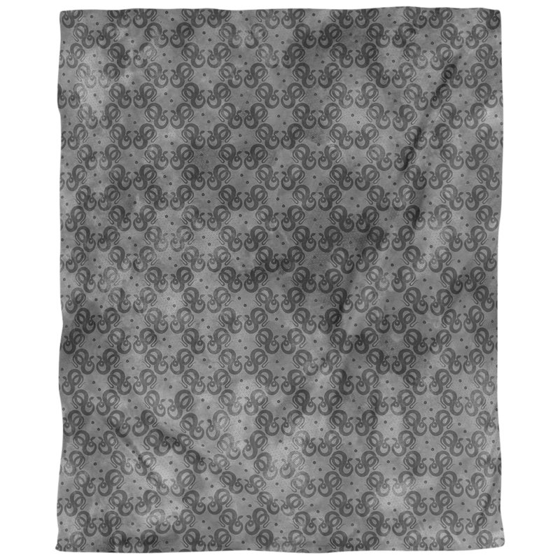 Tissu de serpents, Noir, L 58 po x l 36 po, Sergé de coton