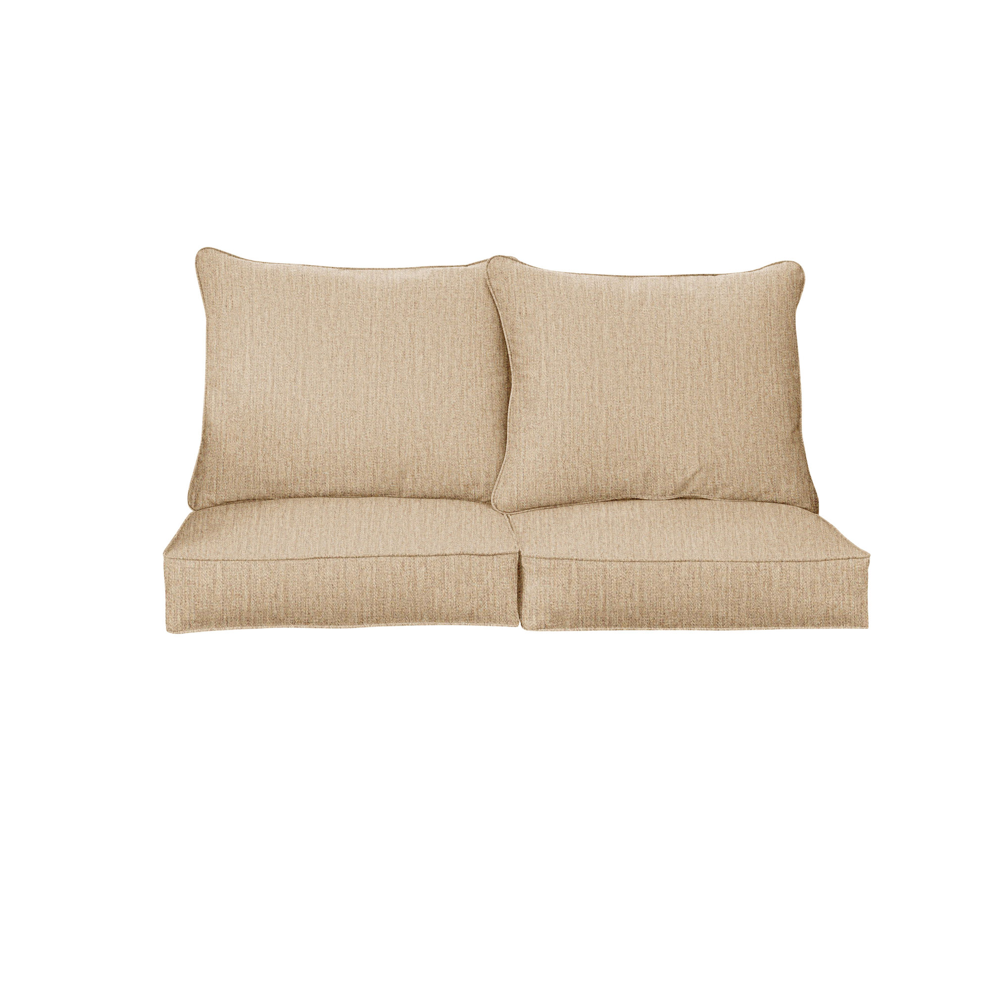 Davana Sunbrella Outdoor Loveseat, 25" W x 25" D, Cast Ivy Sunbrella® Plainweave