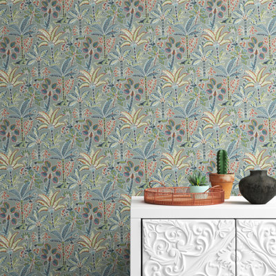 Costanzo Peel & Stick Floral Roll
