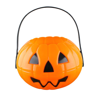  Halloween Pumpkin Bucket 1Pc Small Plastic Pumpkin Bucket for Kids Pumpkin Bucket Pumpkin Pail Halloween Candy Bucket Halloween Pumpkin Basket