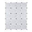 Hugley 20 Door Plastic Wardrobe
