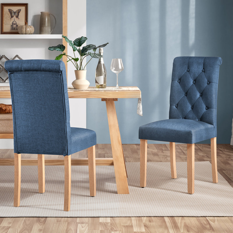  Upholstered Dining Chair, Blue