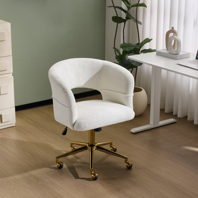 Chaise de bureau pivotante 25,1 pouces