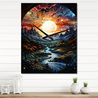 Astrologie Mystic Horizons, surréalisme II - Très grandes horloges murales