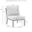 Chaise de patio en métal avec coussins Stillas-70808023