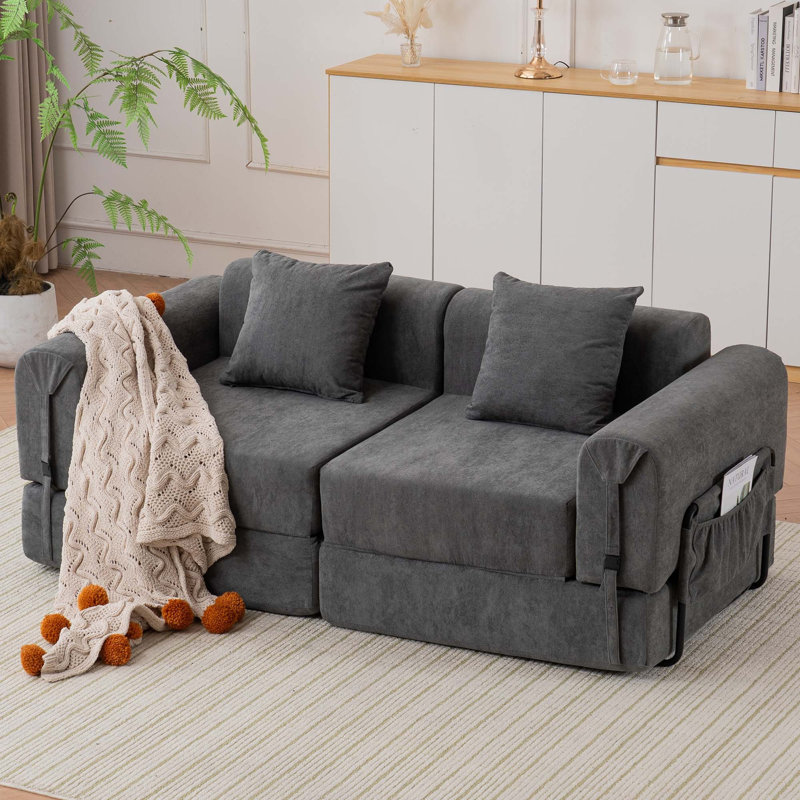 Ultra-comfort Modular Sofas, Polyester Blend, Modern Lounge, Compact