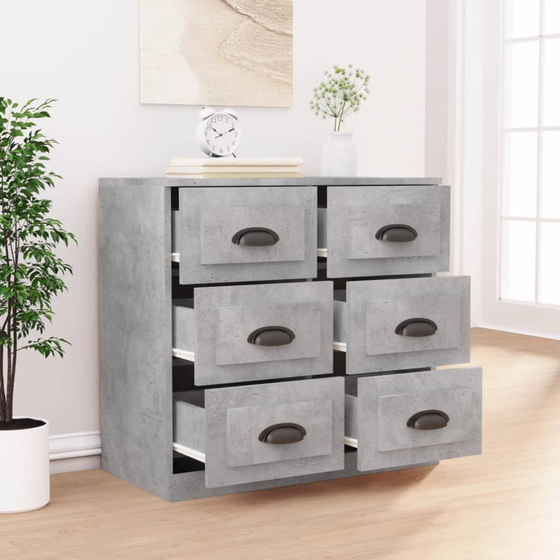 Dauntsey 70 Cm Wide Sideboard, Concrete Grey