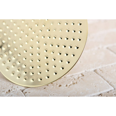 Pomme de douche ronde en laiton 7-3 / 4 pouces Kingston