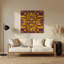 Art mural op mauve 13