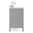 Cambridge 73'' Double Bathroom Vanity with Carrara Marble Top-2122527392