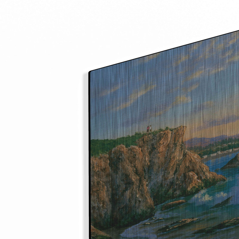 «Pismo Beach CA» par Eduardo Camoes, art mural en métal, 24 po x 16 po