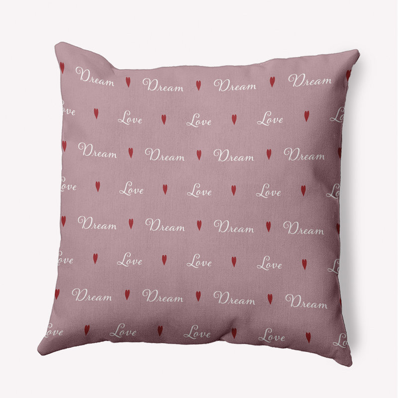 Polyester Indoor/Outdoor Throw Pillow, 16" H x 16" W, Square